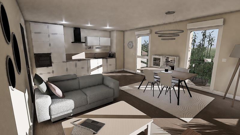 Appartement - 74 m² - 3 pièces