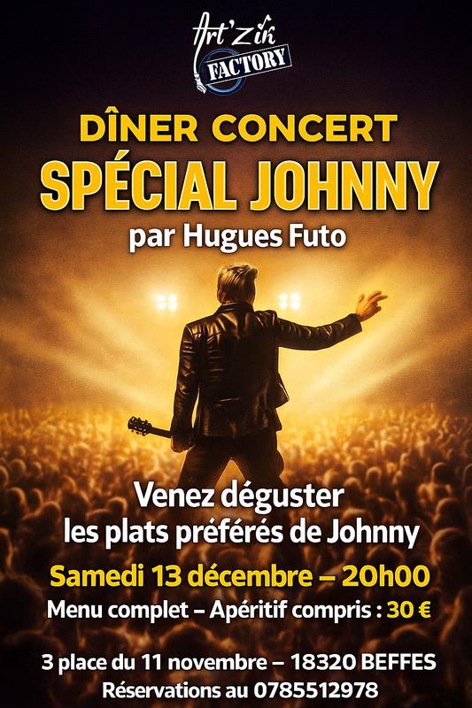 Dîner-Concert Spécial Johnny