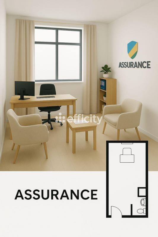 Bureau - 28 m² - 1 pièce