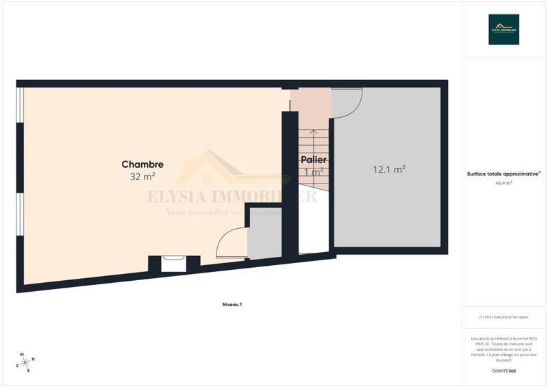 Maison - 76 m² - 3 pièces