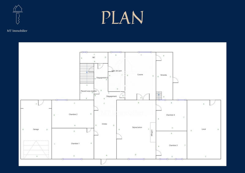 Maison ancienne - 141 m² - 4 pièces