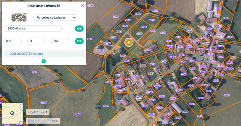Terrain constructible - 1 239 m²