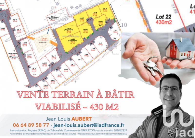 Terrain - 430 m²