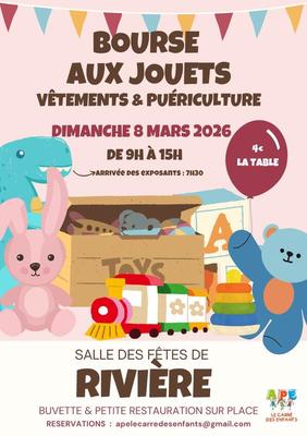 Bourse aux jouets - vêtements - puériculture