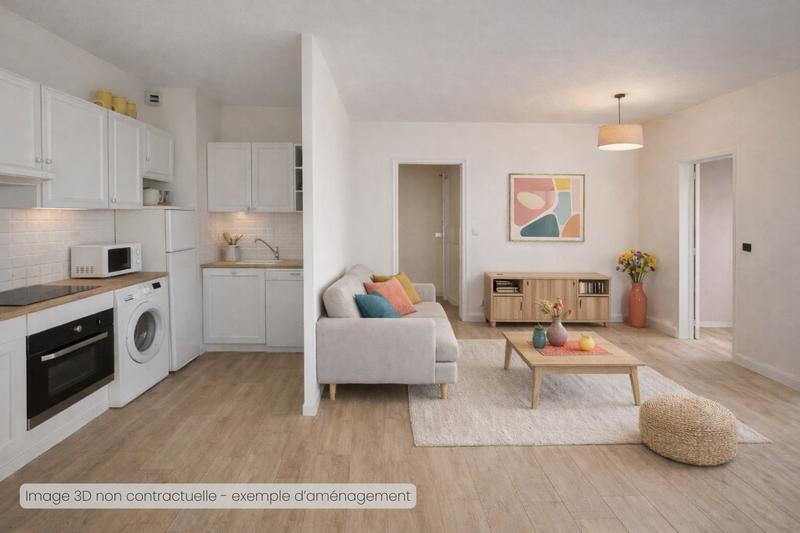 Appartement - 43 m² - 2 pièces