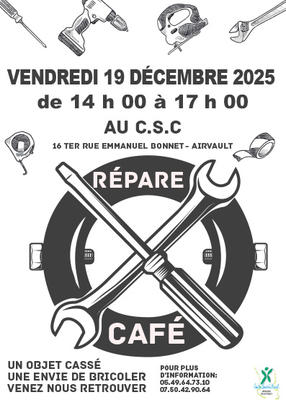 Atelier &quot;Répare café&quot;