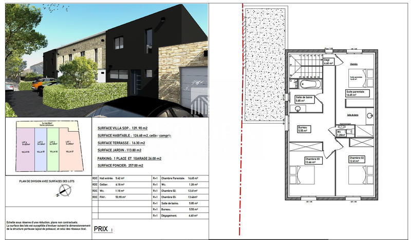 Villa - 130 m² - 5 pièces