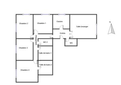 Appartement - 114 m² - 5 pièces