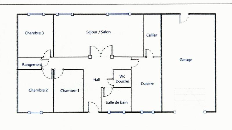 Maison - 92 m² - 4 pièces