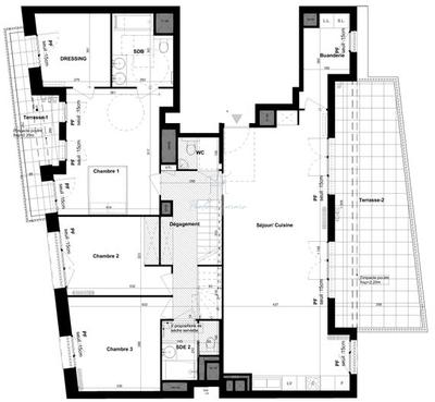 Appartement - 136 m² - 4 pièces