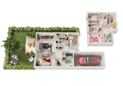 Maison - 84 m² - 4 pièces