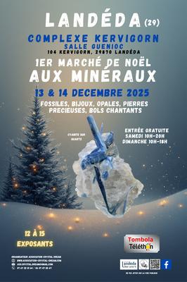 1er marché de Noël des minéraux Landéda