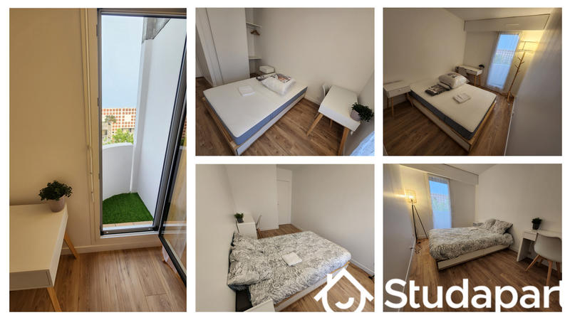 Chambre - 10 m² - 1 pièce