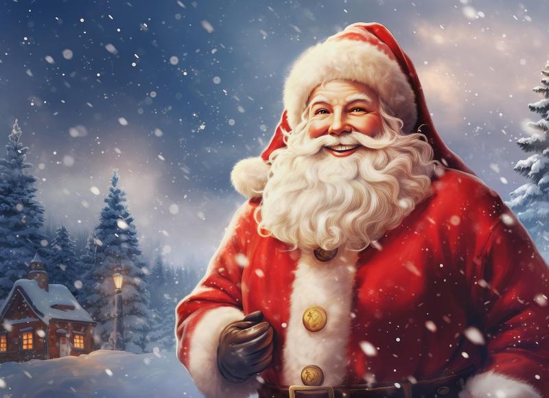 Photo avec le Père Noël