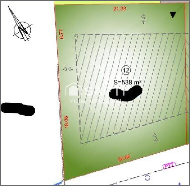 Terrain - 538 m²