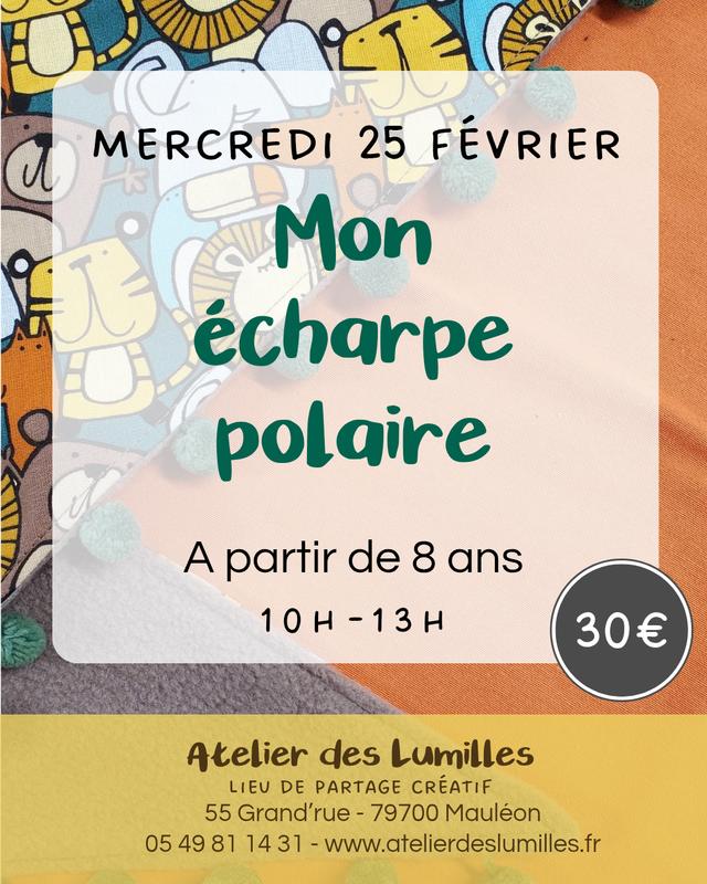 Atelier - Echarpe à pompons