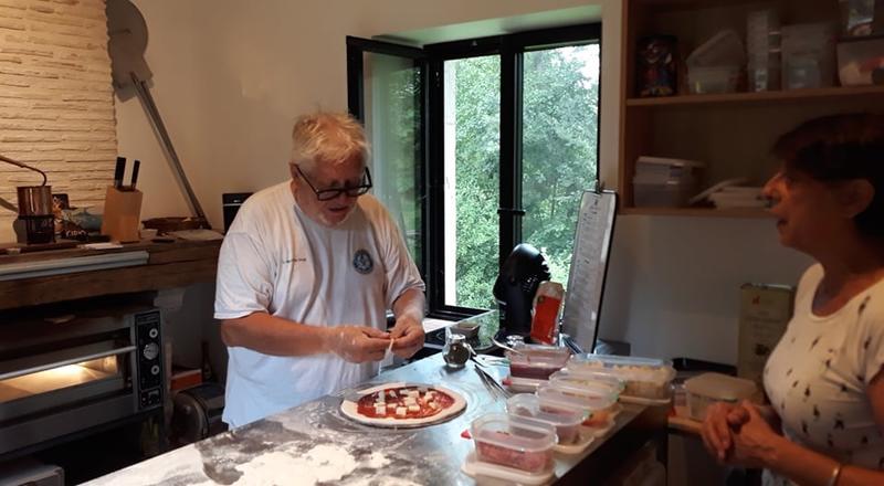 Atelier de confection de Pizzas à la Cucina di Gian Franco