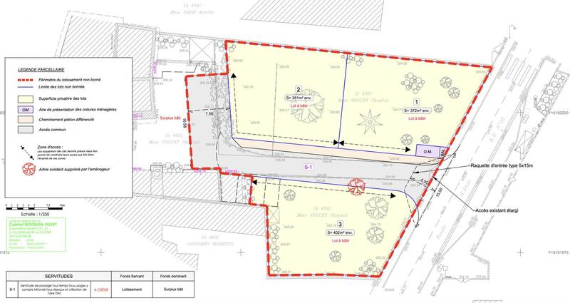 Terrain constructible - 372 m²