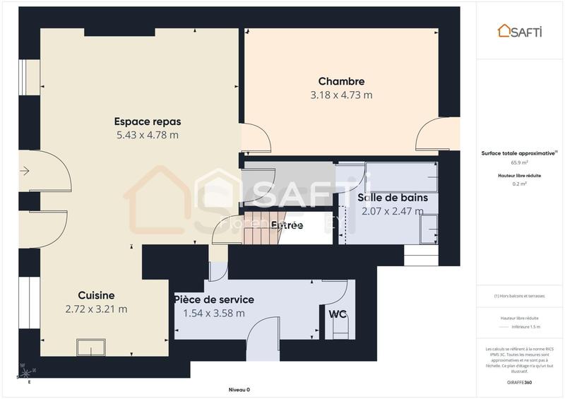 Maison - 94 m² - 4 pièces