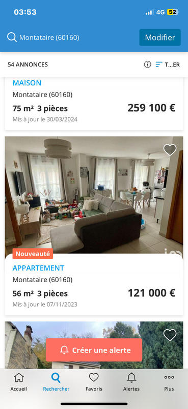 Maison - 70 m² - 4 pièces