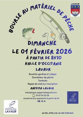 Bourse au matériel de pêche