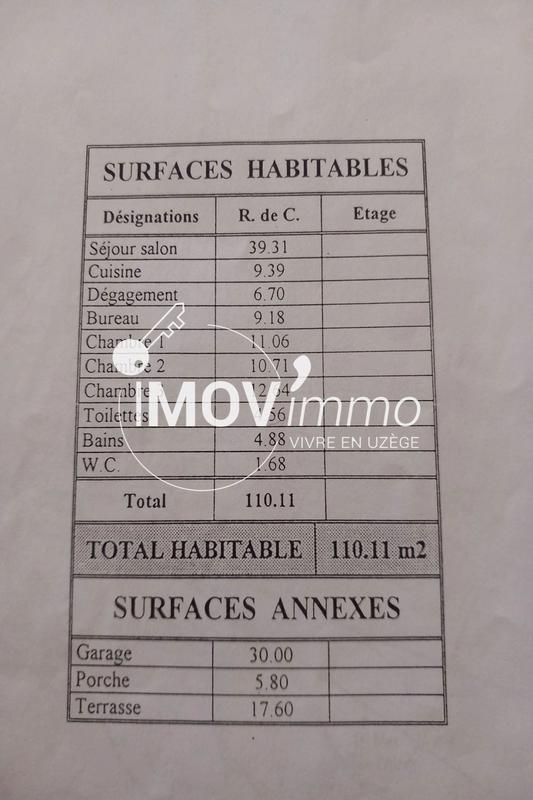 Maison - 110 m² - 5 pièces