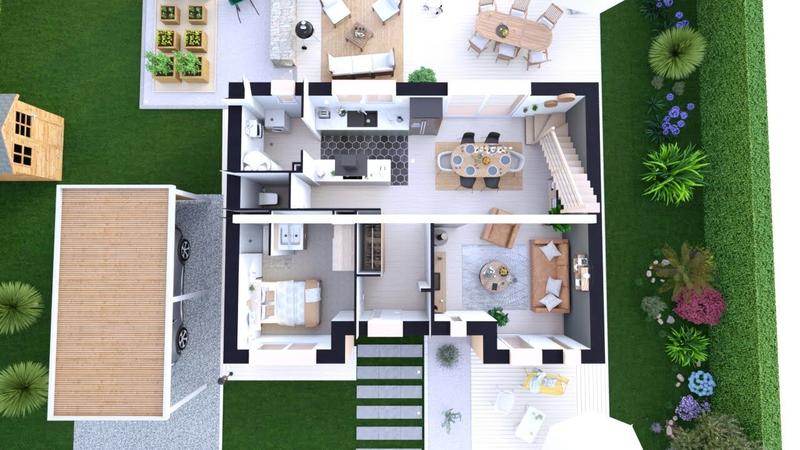 Maison - 110 m² - 5 pièces