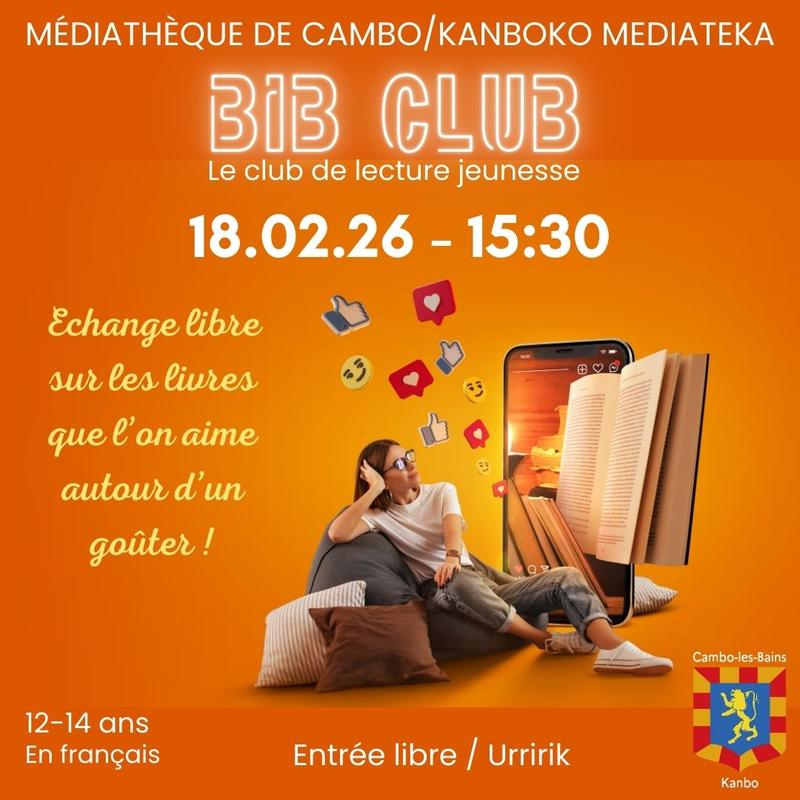 Bib Club, club de lecture jeunesse