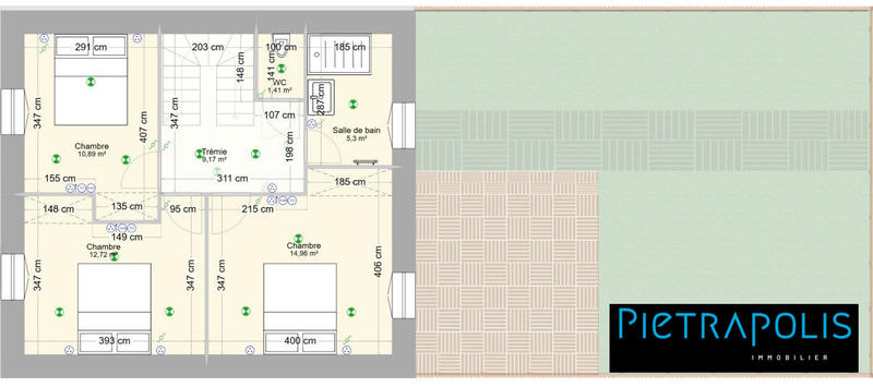 Maison - 100 m² - 5 pièces