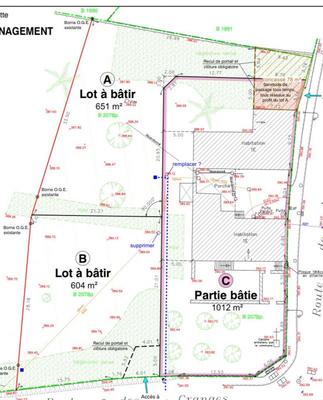 Terrain constructible - 651 m²