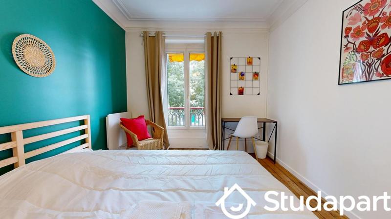 Chambre - 11 m² - 1 pièce