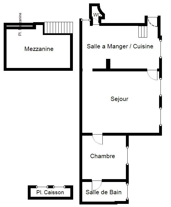 Appartement - 60 m² - 3 pièces