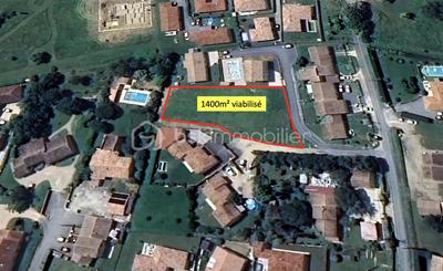 Terrain - 1 400 m²