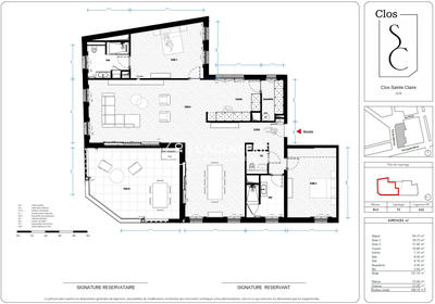 Appartement - 138 m² - 3 pièces