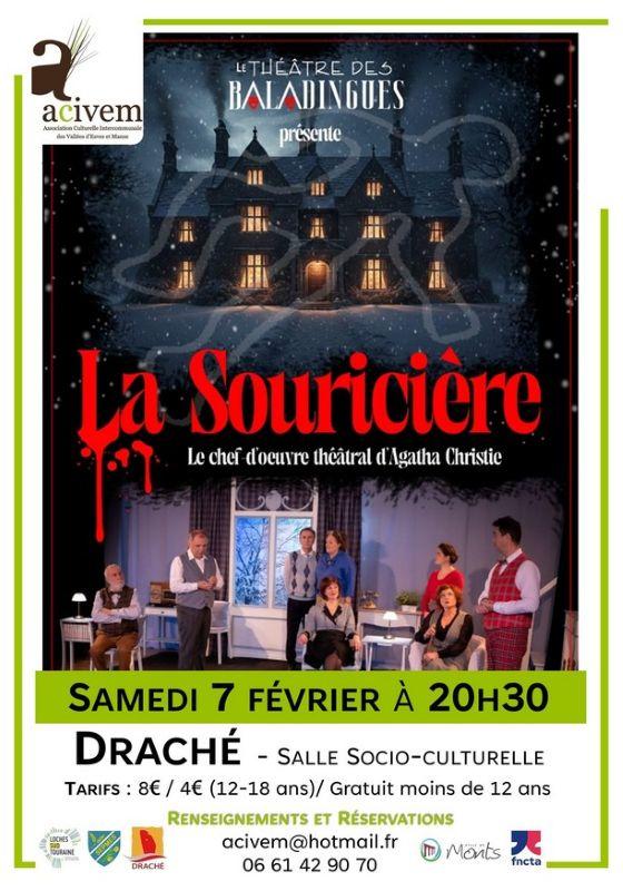Spectacle de théâtre "La souricière" d'Agatha Christie