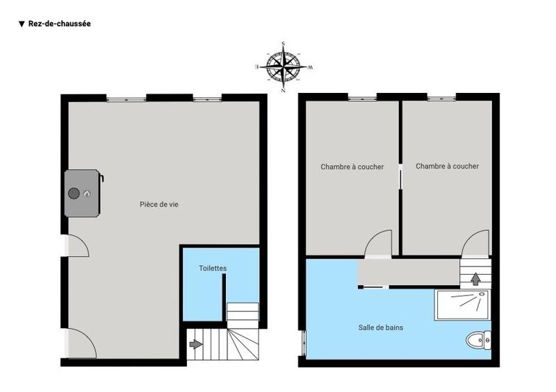 Maison traditionnelle - 85 m² - 4 pièces