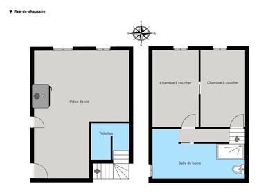 Maison traditionnelle - 85 m² - 4 pièces