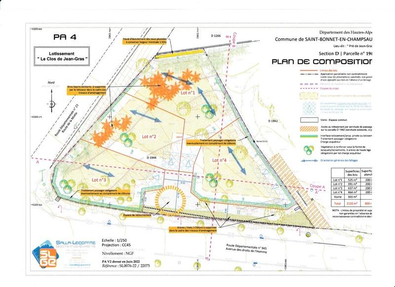 Terrain constructible - 434 m²