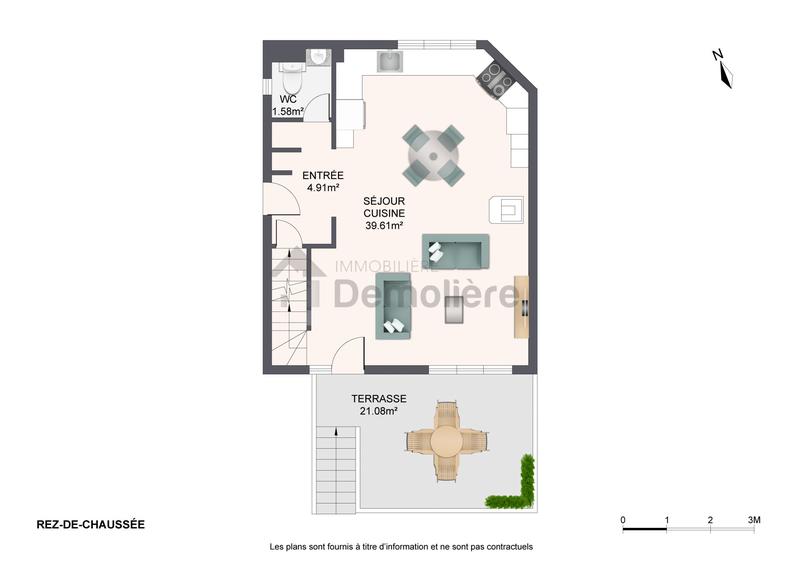 Maison - 133 m² - 6 pièces