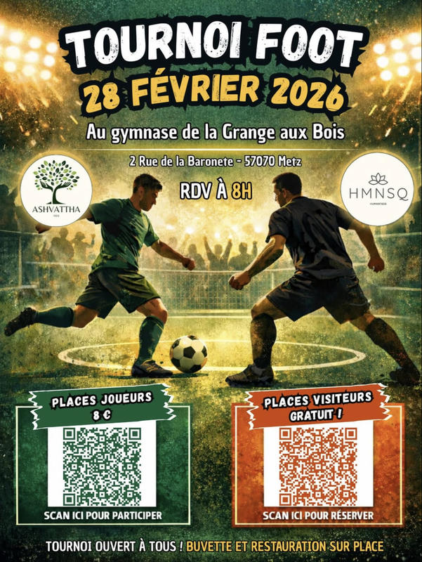 Tournoi de foot étudiant et solidaire