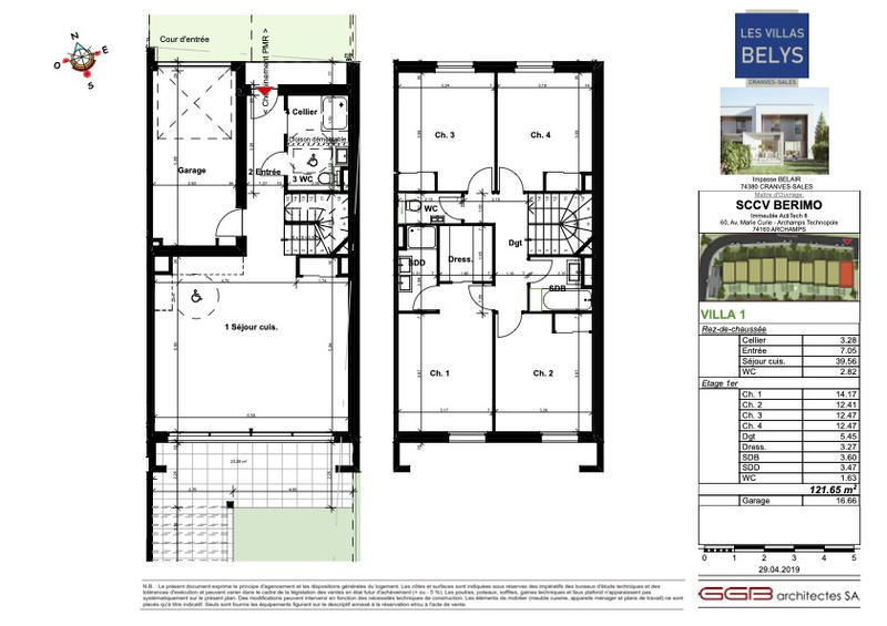 Appartement - 121 m² - 5 pièces