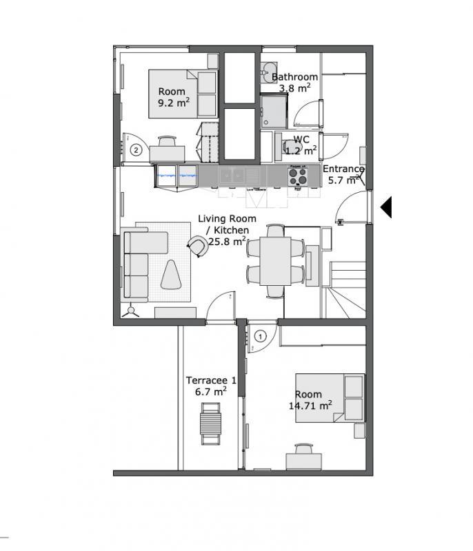 Appartement - 105 m²