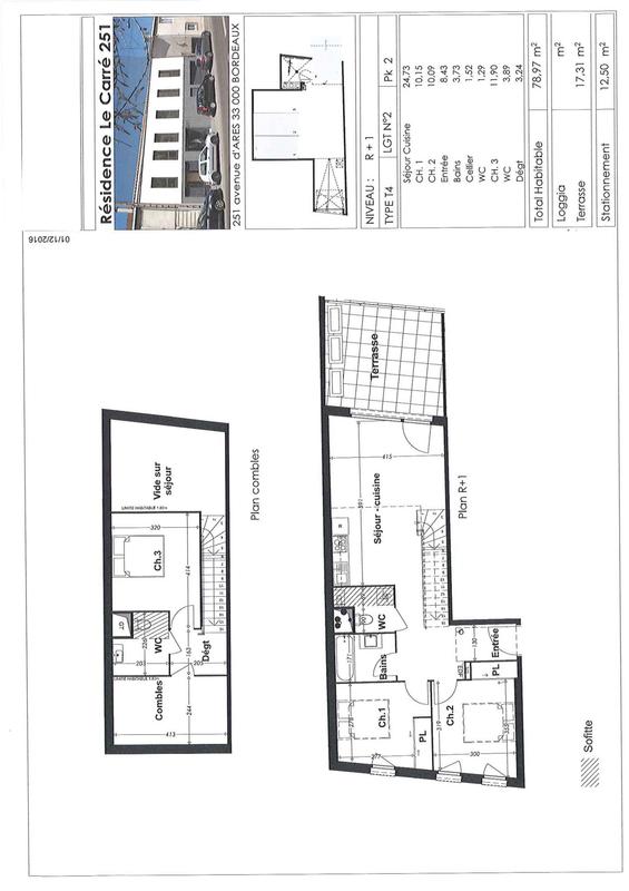 Appartement - 78 m² - 4 pièces