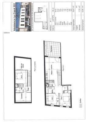 Appartement - 78 m² - 4 pièces