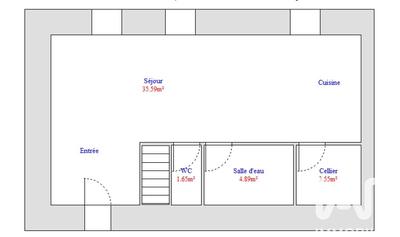 Duplex - 60 m² - 3 pièces