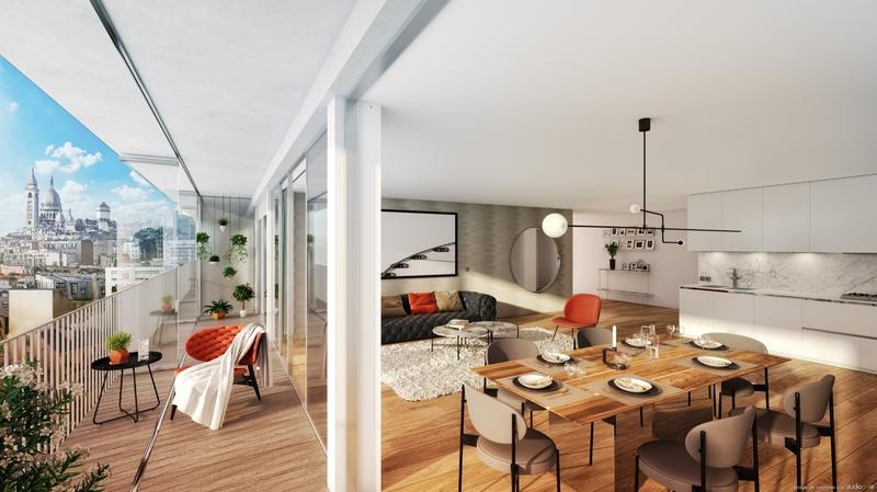 Appartement - 64 m² - 3 pièces