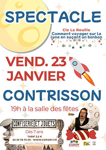 Spectacle Comment voyager sur la lune en suçant un bonbon