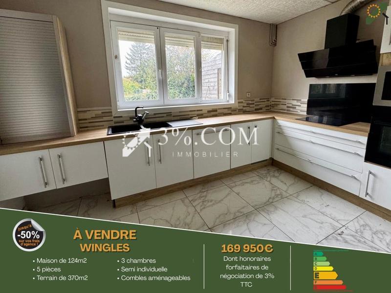 Maison - 124 m² - 5 pièces