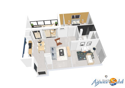 Appartement - 65 m² - 3 pièces