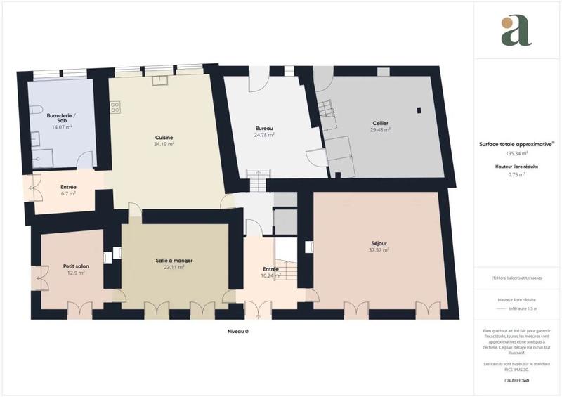 Maison ancienne - 370 m² - 10 pièces